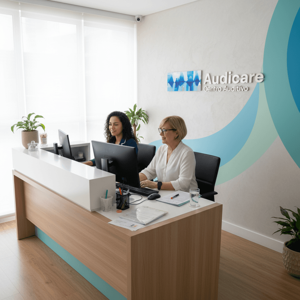 Recepção da clínica Audicare